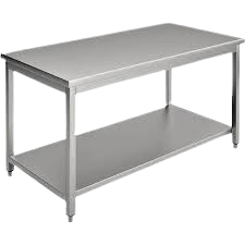 Stainless Steel Work Table by Dharti India